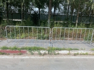 Temporary 0.9m Metal Crowd Control Barriers Barricade Fencing Hot Dipped Galvanized