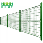 ECO Friendly PVC Coated 3D Curved Welded Wire Mesh Fence RAL6007 Color