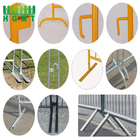 Portable Road Traffic Safety Metal Barricade Fence Concert Pedestrian Temporary