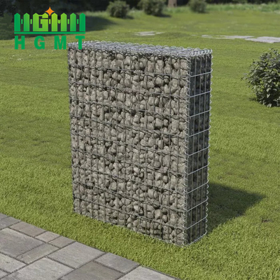 Retaining Wall River Bank Welded Gabion Baskets , Stone Gabion Cages 0.5mx0.5mx0.5m