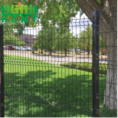 Garden Buildings Supplies Outdoor Metal Material 3D Bending Curved Welded Steel Wire Mesh Easily Assembled Fence Panel