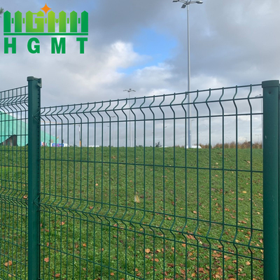Garden Buildings Supplies Outdoor Metal Material 3D Bending Curved Welded Steel Wire Mesh Easily Assembled Fence Panel