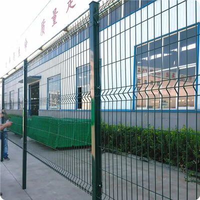 Garden Buildings Supplies Outdoor Metal Material 3D Bending Curved Welded Steel Wire Mesh Easily Assembled Fence Panel