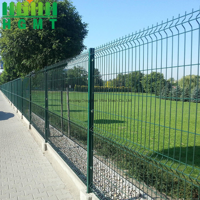 Hoge beveiliging 3d hek prikkeldraad Tuinbouw PVC bedekt gegalvaniseerd 3d gebogen beveiligings hek