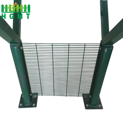 Op maat diverse kleuren Powdwr Ccoating Heavy Duty Airport 358 Security Fence Panel