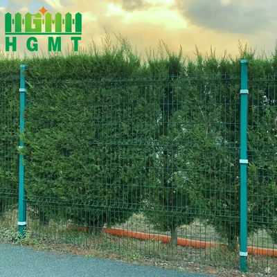 Goedkope Prijs Professionele Residentiële Privacy PVC bedekte gebogen stalen ontwerp Beveiliging 3D draadgaas hek