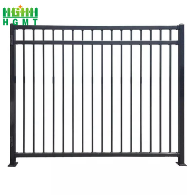 Warm verkopen Groothandel Bewerkte pikket top Steel buisvormige hek Tuin 6 ft hoog Duurzaam Geprefabriceerd Duurzaam