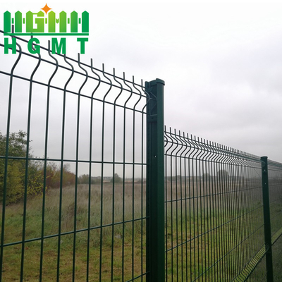 Garden Buildings Supplies Outdoor Metal Material 3D Bending Curved Welded Steel Wire Mesh Easily Assembled Fence Panel