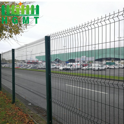 Garden Buildings Supplies Outdoor Metal Material 3D Bending Curved Welded Steel Wire Mesh Easily Assembled Fence Panel