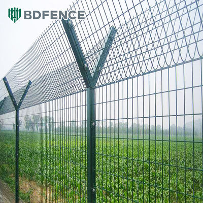 High Security 358 Anti Climb Fence Clearview Welded Wire Mesh Panels Galvanized Steel