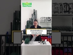 Makkelijk te installeren roestbestrijdende cycloon draadketen hek voor de boerderij