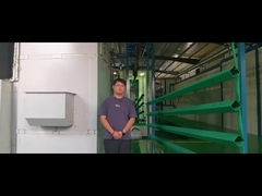 vierkante paal die met poeder is bekleed