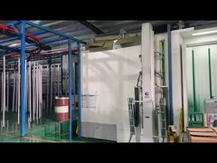 veiligheidshek met vierkante paal poedercoating